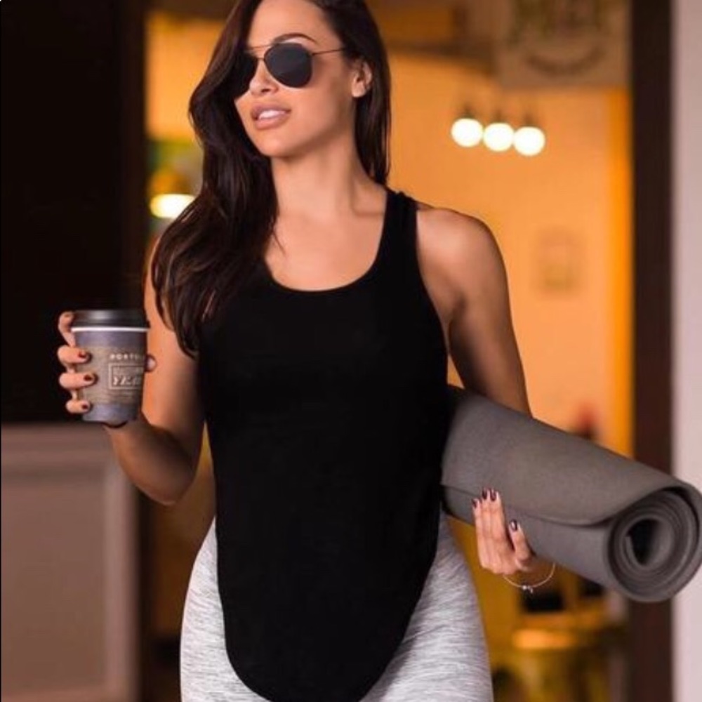 Black tank top